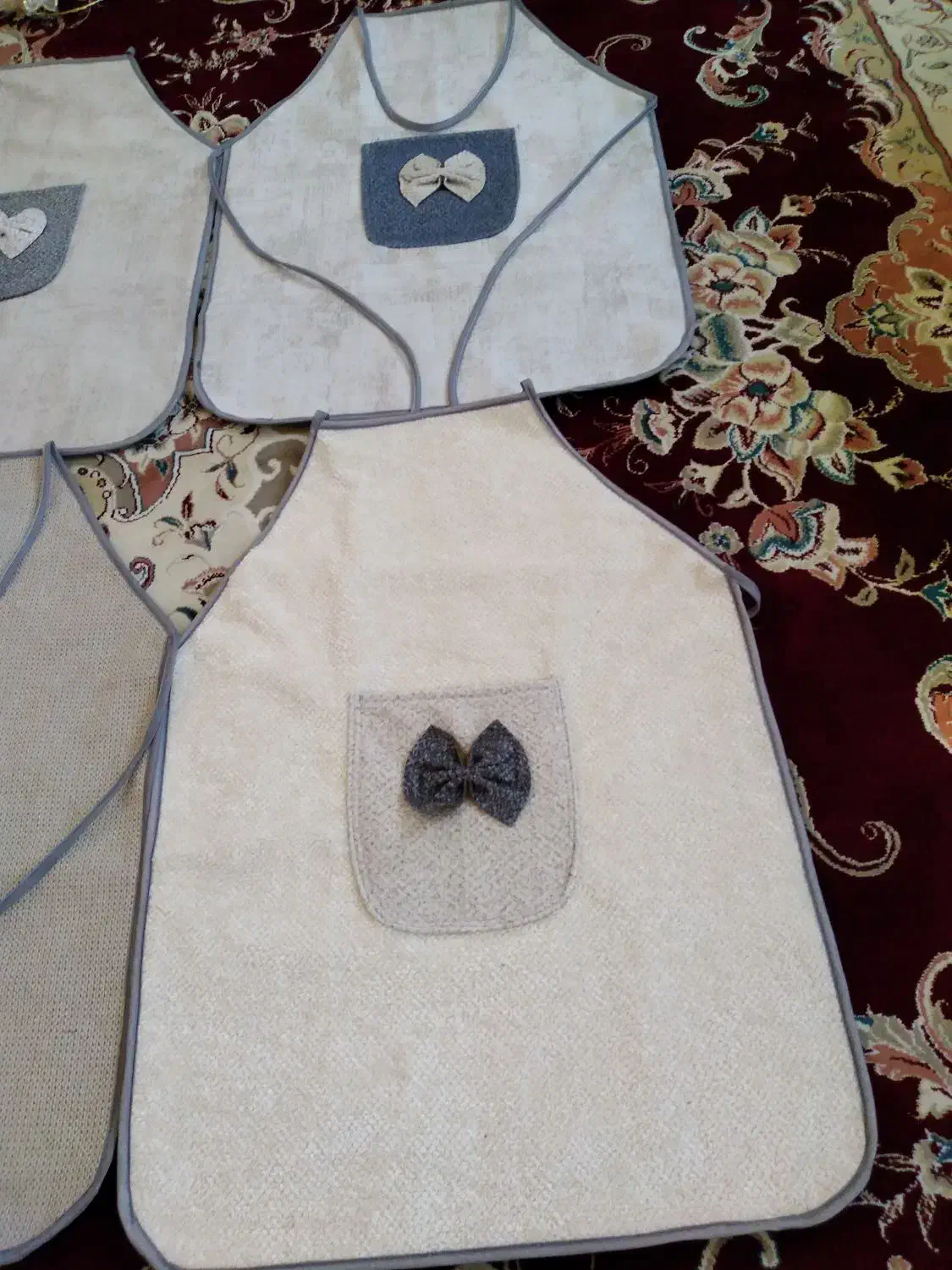 پیش بند،پیشبند آشپزخانه با پارچه مبلی|سفره، حوله، دستمال آشپزخانه|قم, شاد قلی|دیوار