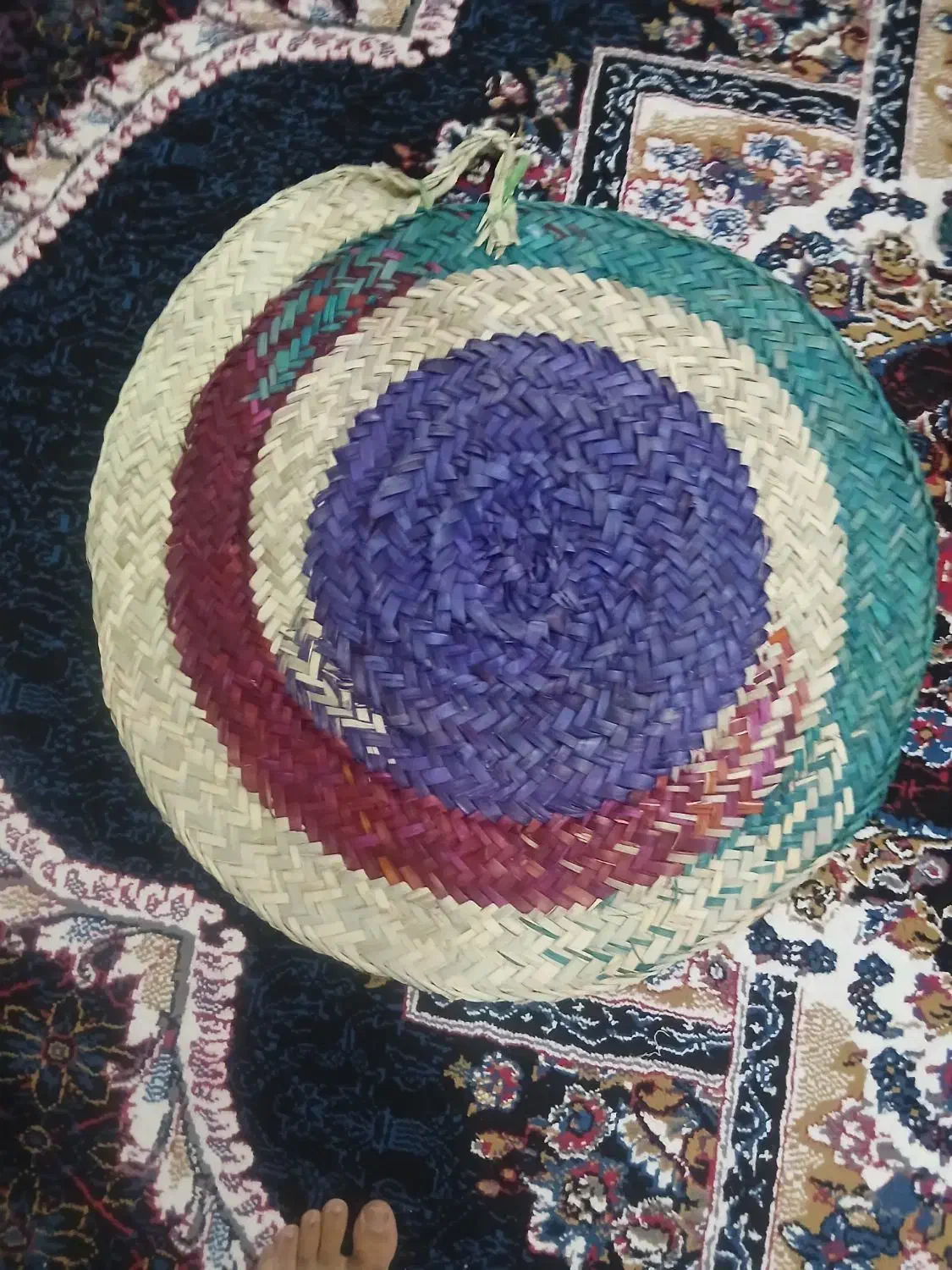 سفره حصیری وزیر دیگی|صنایع دستی و سایر لوازم تزئینی|آبادان, |دیوار