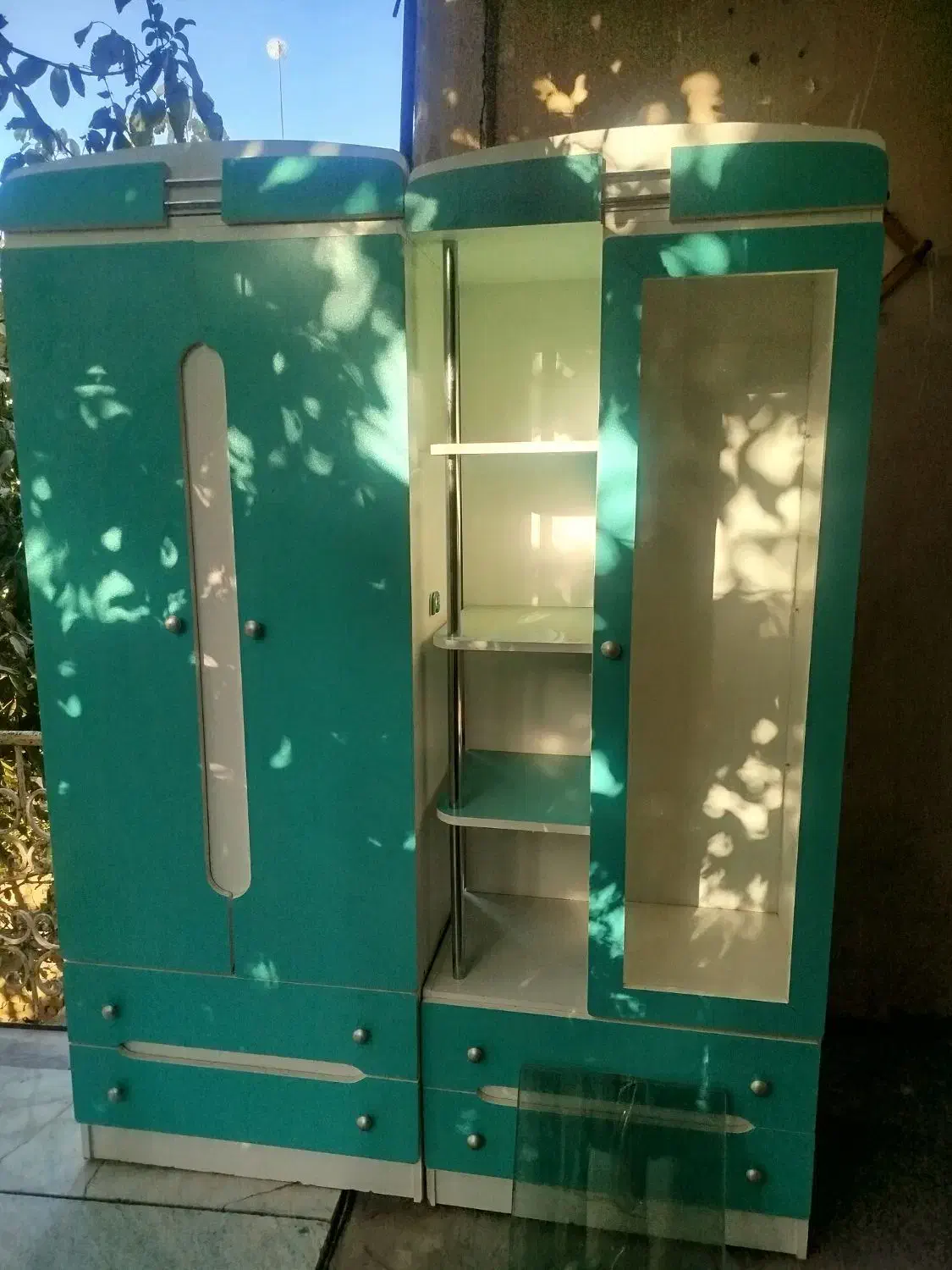 کمد لباس کتابخونه ویترین سالم|جاکفشی، کمد، دراور|تنکمان, |دیوار