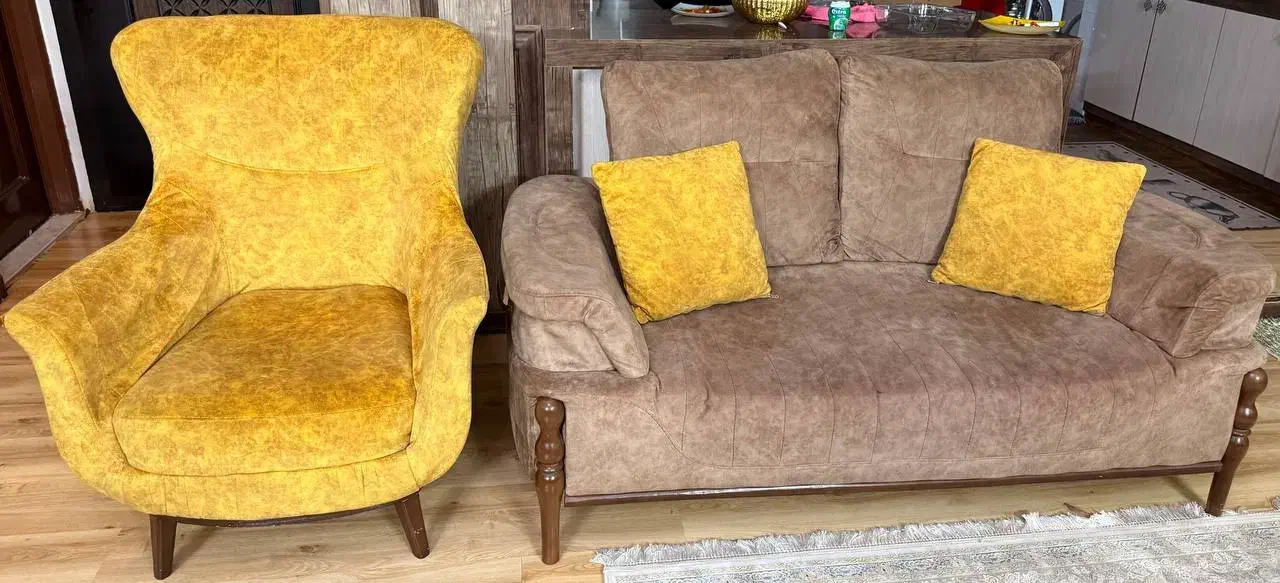 مبل راحتی ۷نفره|مبلمان خانگی و میز عسلی|مشهد, نیروی هوایی|دیوار