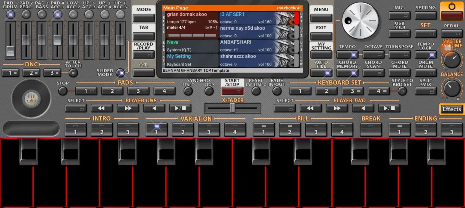 ست کوردی فول|پیانو، کیبورد، آکاردئون|کرمانشاه, |دیوار