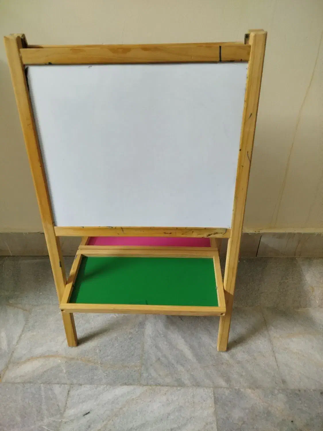 تخته وایت برد پایه دار چوبی دوطرفه|لوازم التحریر|تهران, حکیمیه|دیوار