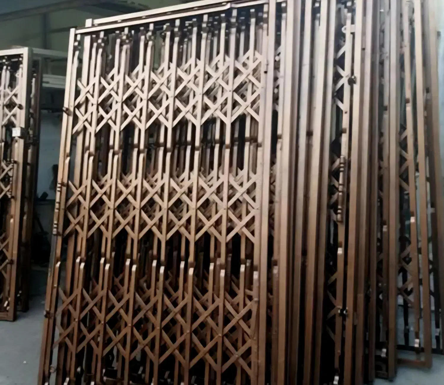 درب آکاردئون رنگ کوره ای|مصالح و تجهیزات ساختمان|پردیس, فاز ۹|دیوار