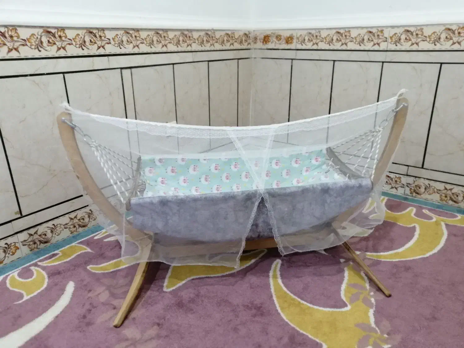 گهواره ضد رفلاکس و ضد کولیک (ننو) بدون هیچ ایراد|اسباب و اثاث بچه|بندرلنگه, |دیوار