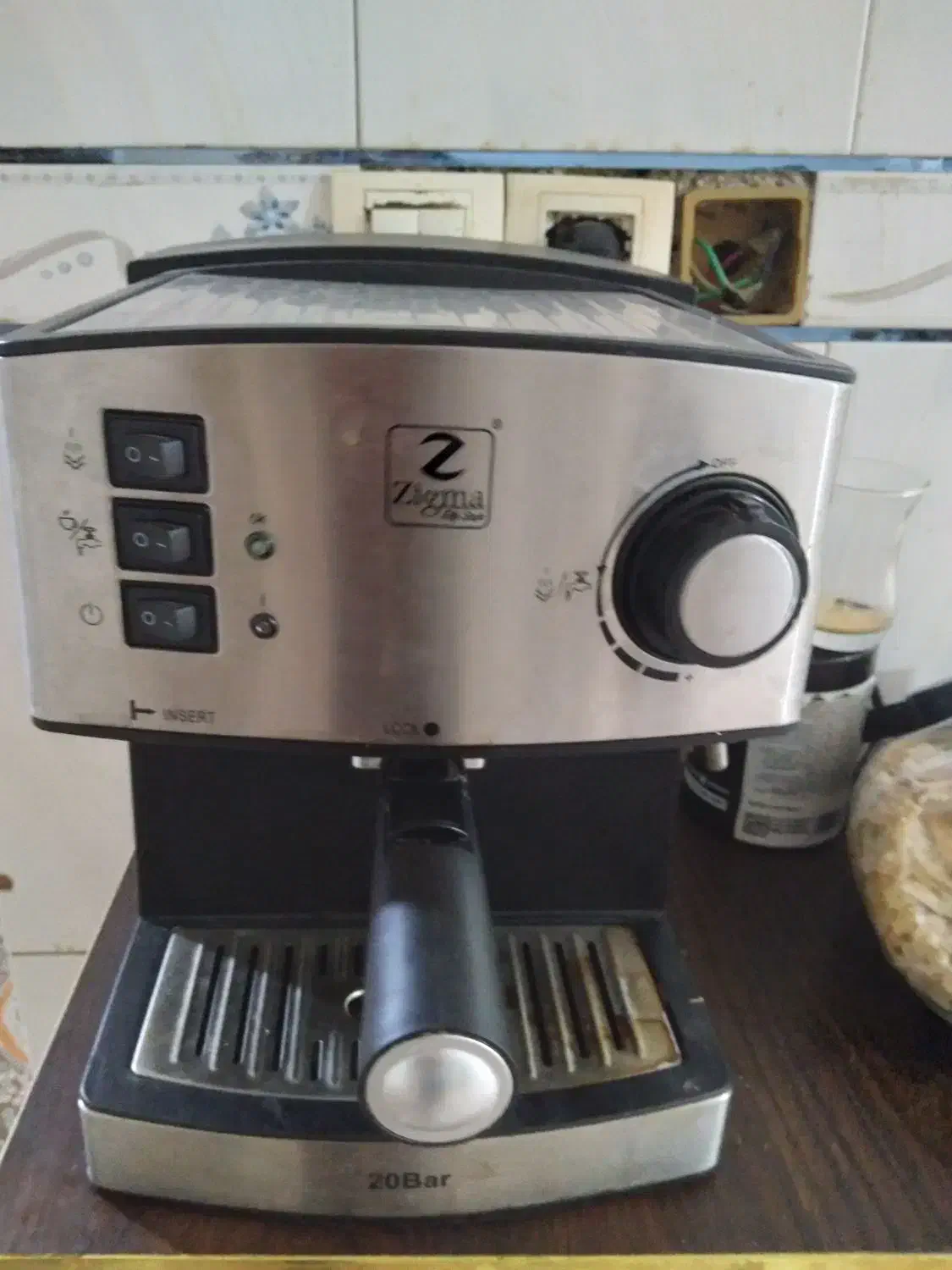 اسپرسو زیگما ۲۰ بار|سماور، چای‌ساز، قهوه‌ساز|برازجان, |دیوار
