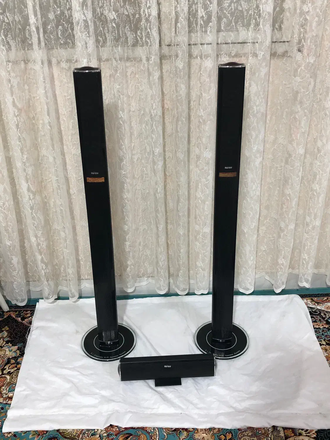 اسپیکر باند بلندگو مارشال باکیفیت درحد نو|سیستم صوتی خانگی|مشهد, توس (بلوار توس)|دیوار