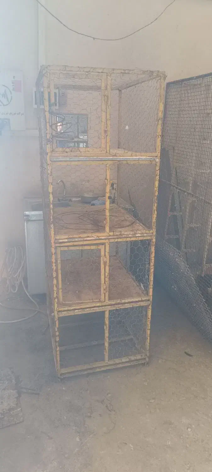 قفس اهنی|لوازم جانبی حیوانات|کازرون, |دیوار