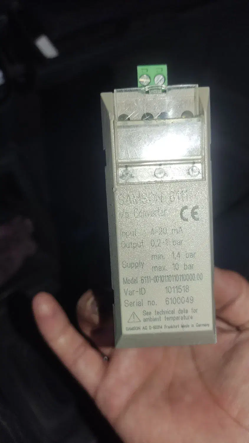 ای توپی کانورتر سامسون 6111مدل 4/20mA|ماشینآلات صنعتی|نیشابور, شهرک اندیشه|دیوار