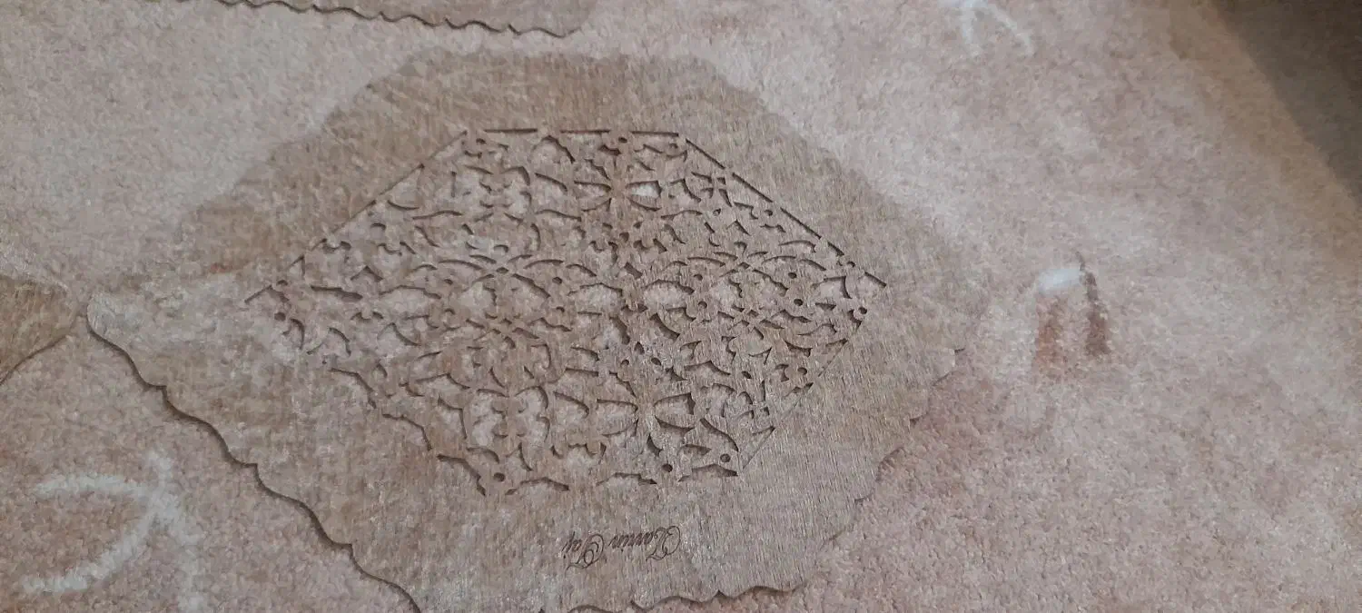 سلام ۳عدستمال رومیزی مخمل|پرده، رانر، رومیزی|قم, انسجام|دیوار