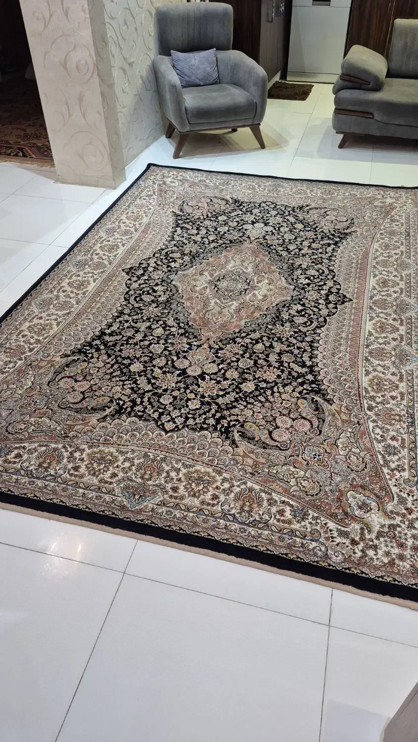 ۲تخته فرش ماشینی  ۶ متری|فرش|همدان, |دیوار