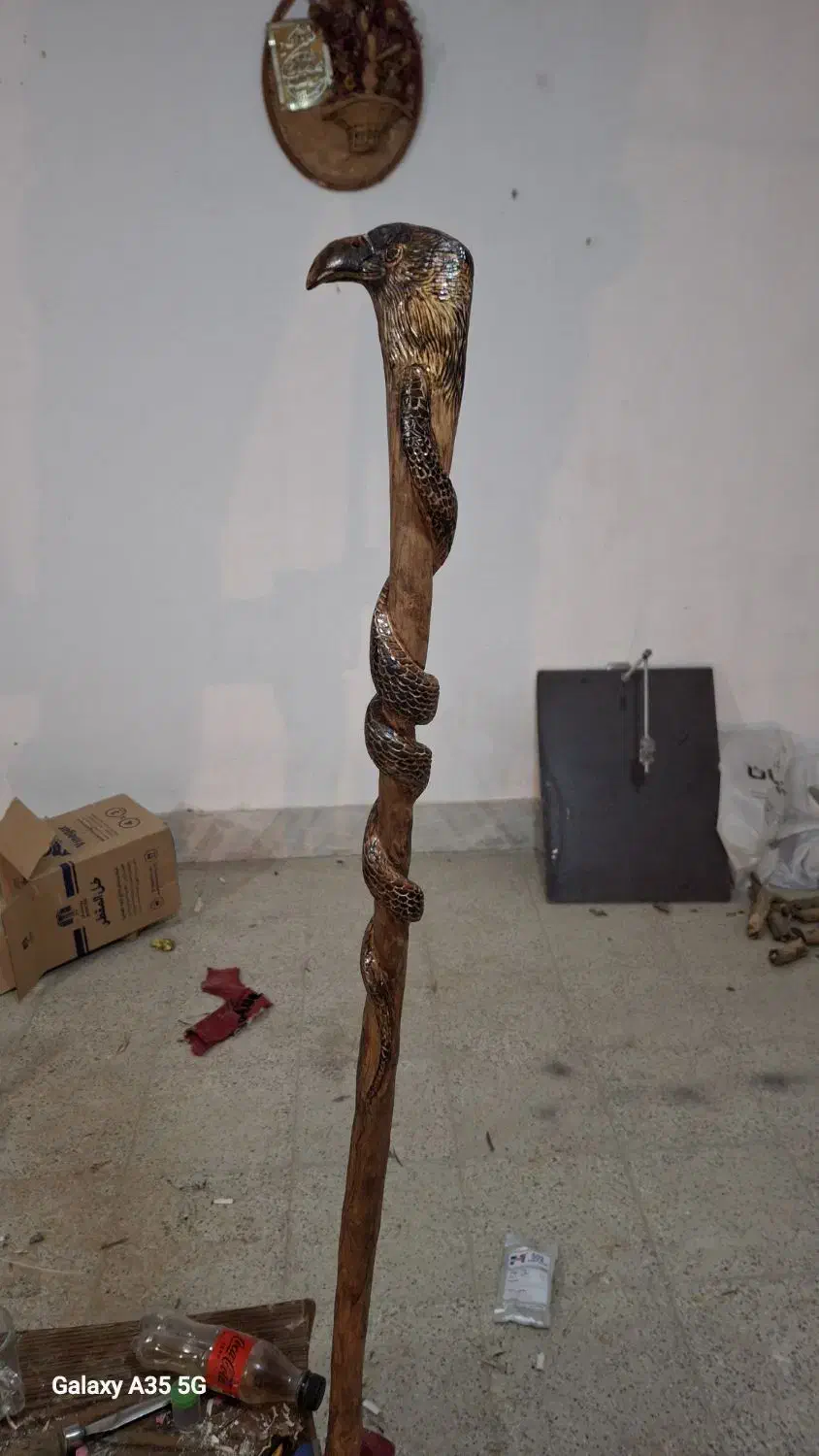 مجسمه چوبی|مجسمه، تندیس، ماکت|ساوه, |دیوار