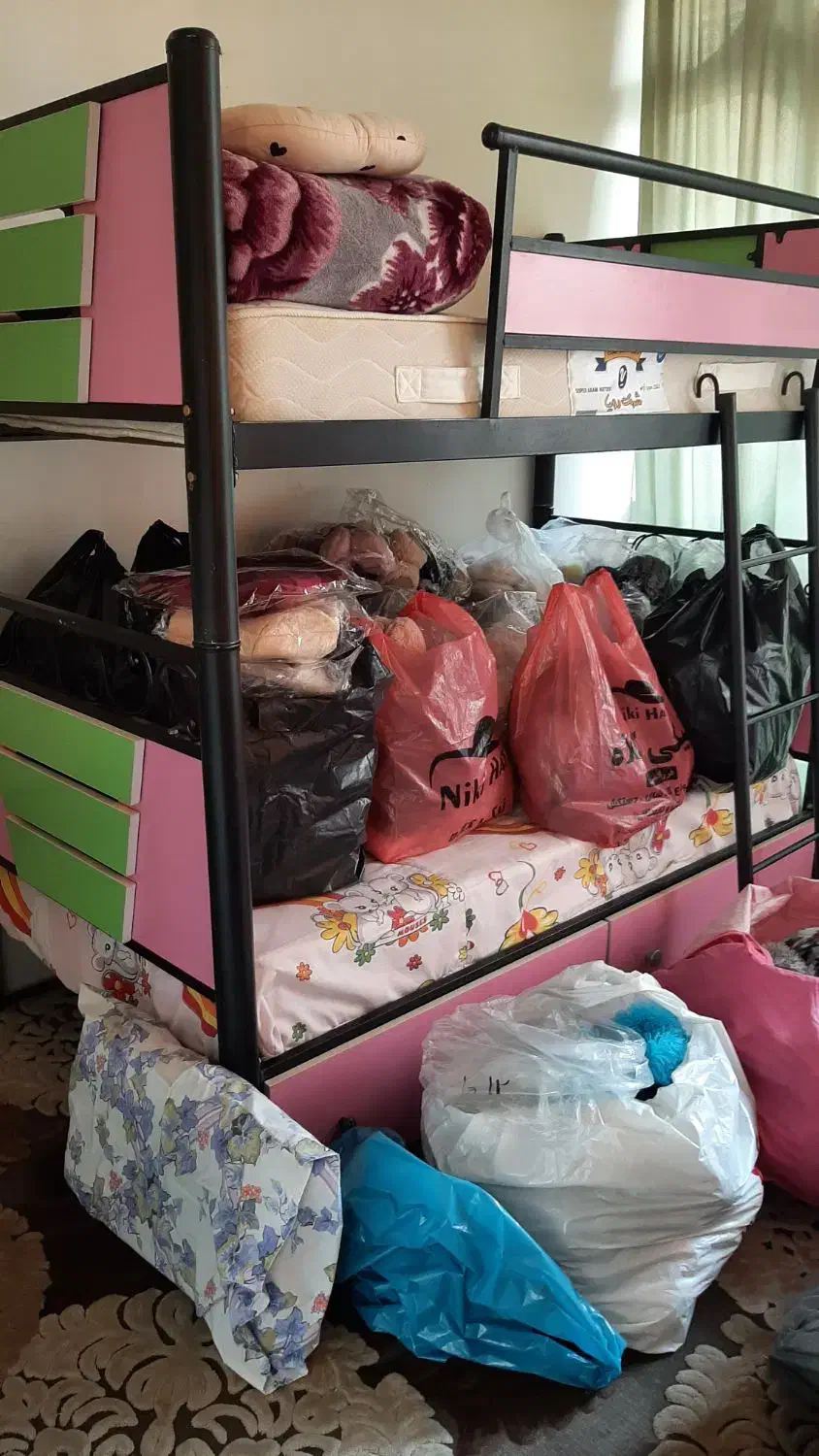 تخت خواب نوجوان فرفوژه|تخت و سرویس خواب|تهران, گیشا|دیوار