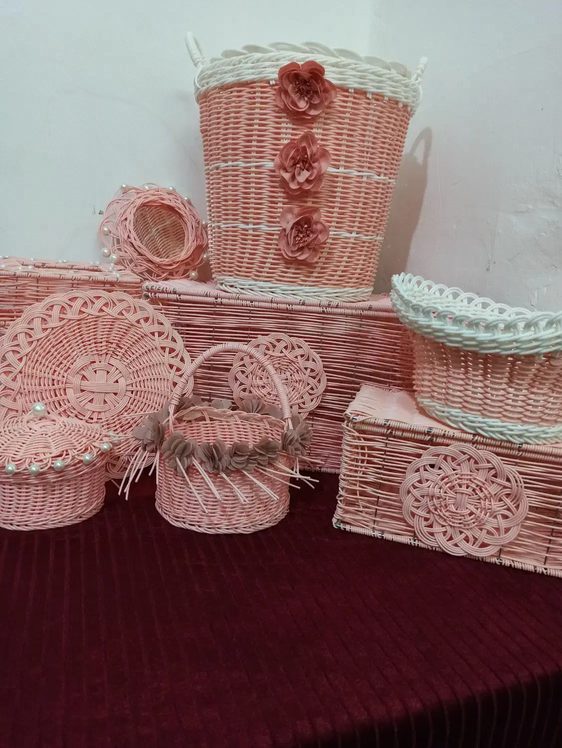 سفارشات جهاز دست بافت پذیرفته میشود|صنایع دستی و سایر لوازم تزئینی|چالوس, |دیوار