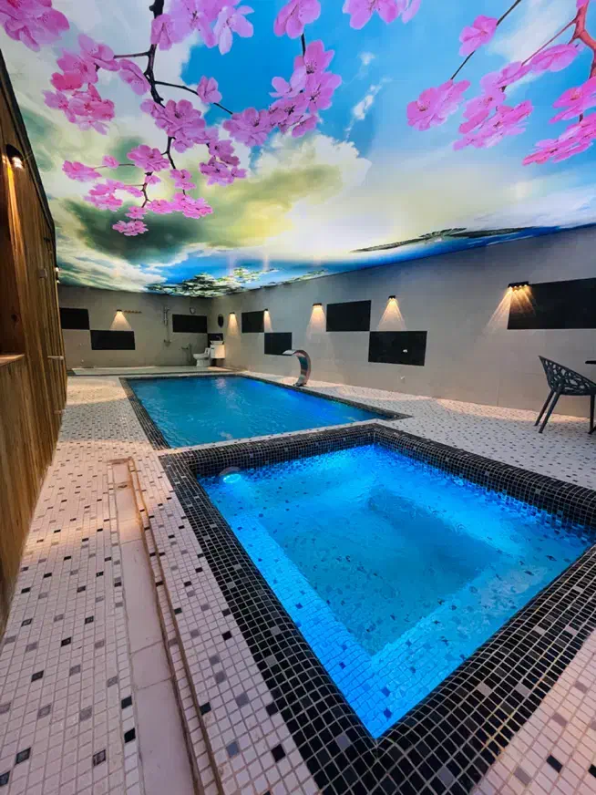 ویلا استخرجکوزی دار چوبی تراس دار۳ خوابه نزدیک رشت|اجارهٔ کوتاه‌مدت ویلا و باغ|رشت, گلباغ نماز|دیوار