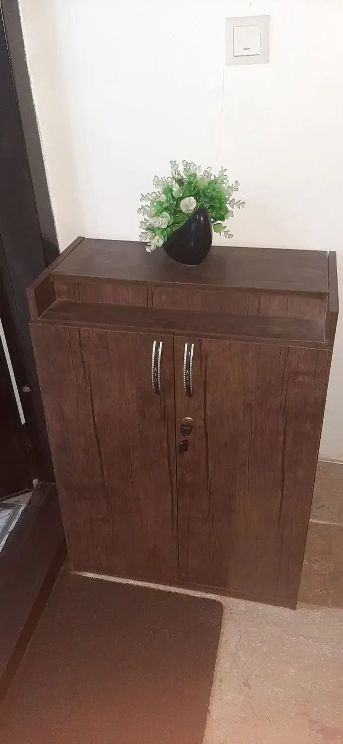 جاکفشی تمام ام دی اف در حد نو|جاکفشی، کمد، دراور|آمل, |دیوار