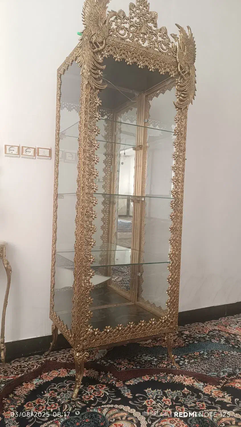 بوفه طرح برنز آلمینیومی|بوفه، ویترین، کنسول|کرمانشاه, |دیوار