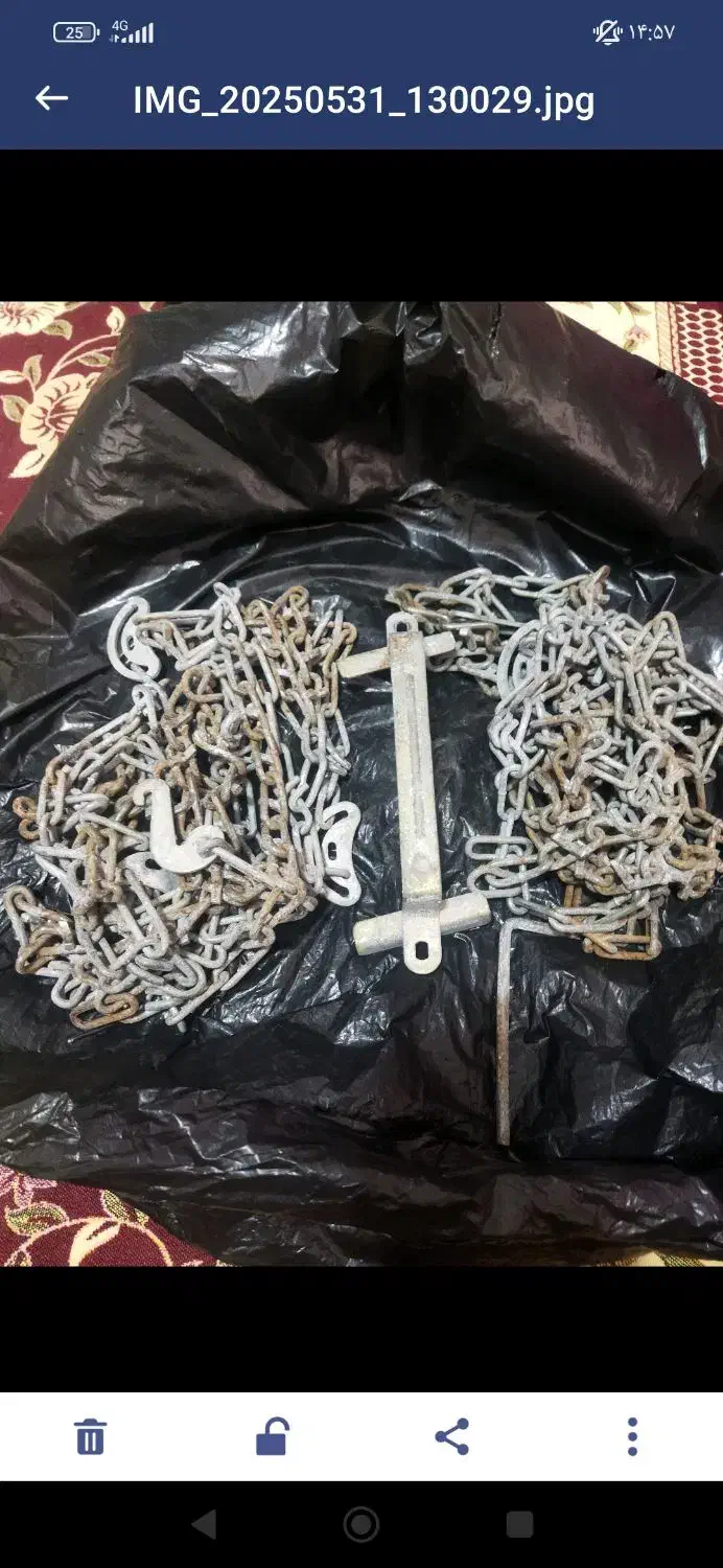 زنجیر چرخ|قطعات یدکی و لوازم جانبی|هشتگرد, شهرک بوستان|دیوار