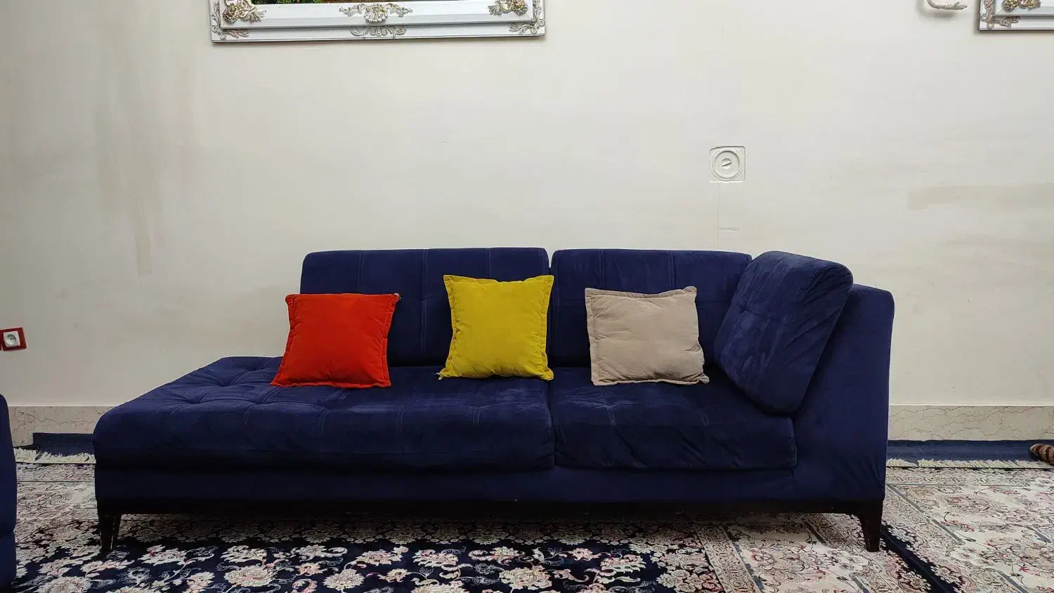 مبل راحتی سرمه ای|مبلمان خانگی و میز عسلی|کوهدشت, |دیوار