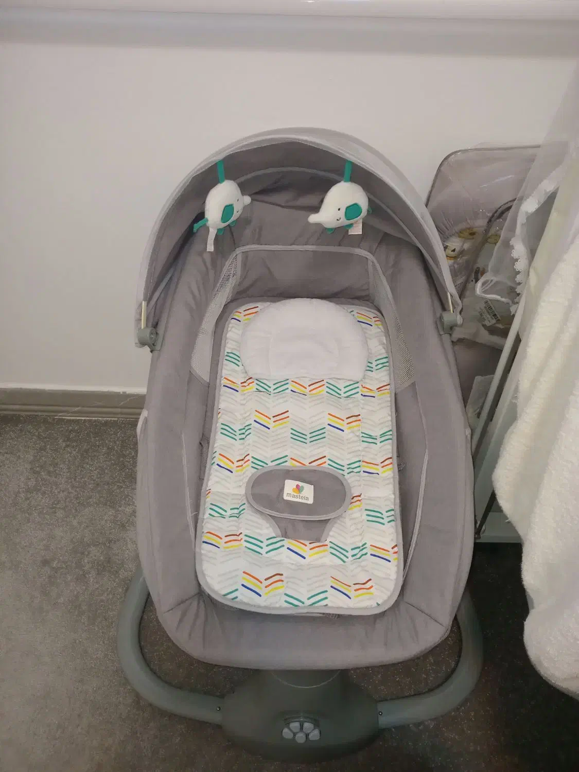 گهواره و تاب برقی ماستالا|اسباب و اثاث بچه|رشت, فلسطین|دیوار