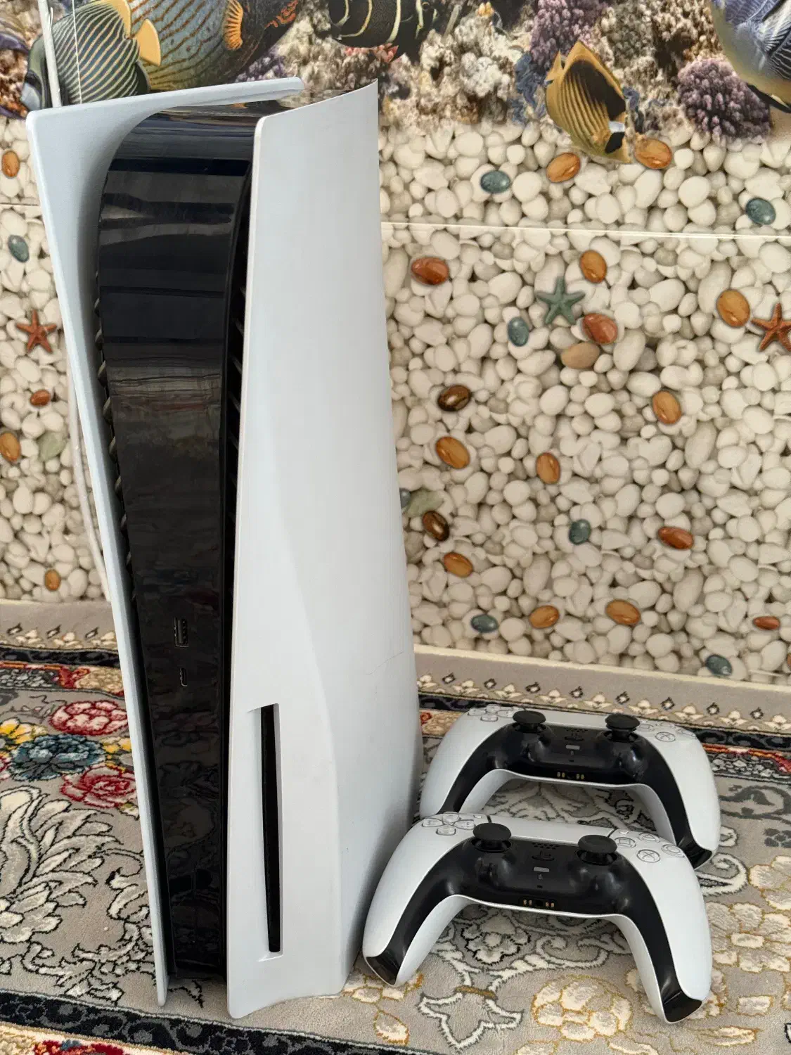 Ps5 دیسک خور دو دسته سالم تمیز وه بدون مشکل|کنسول، بازی ویدئویی و آنلاین|سرپل ذهاب, |دیوار