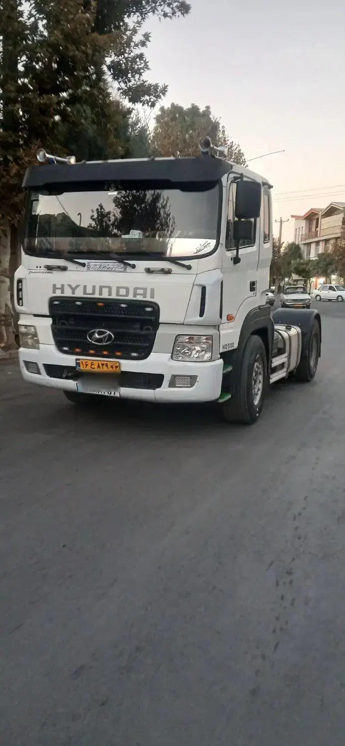 کشنده هیوندا تک HD500 بیرنگ استثنایی|خودرو سنگین|ری, شهرک نظامی|دیوار