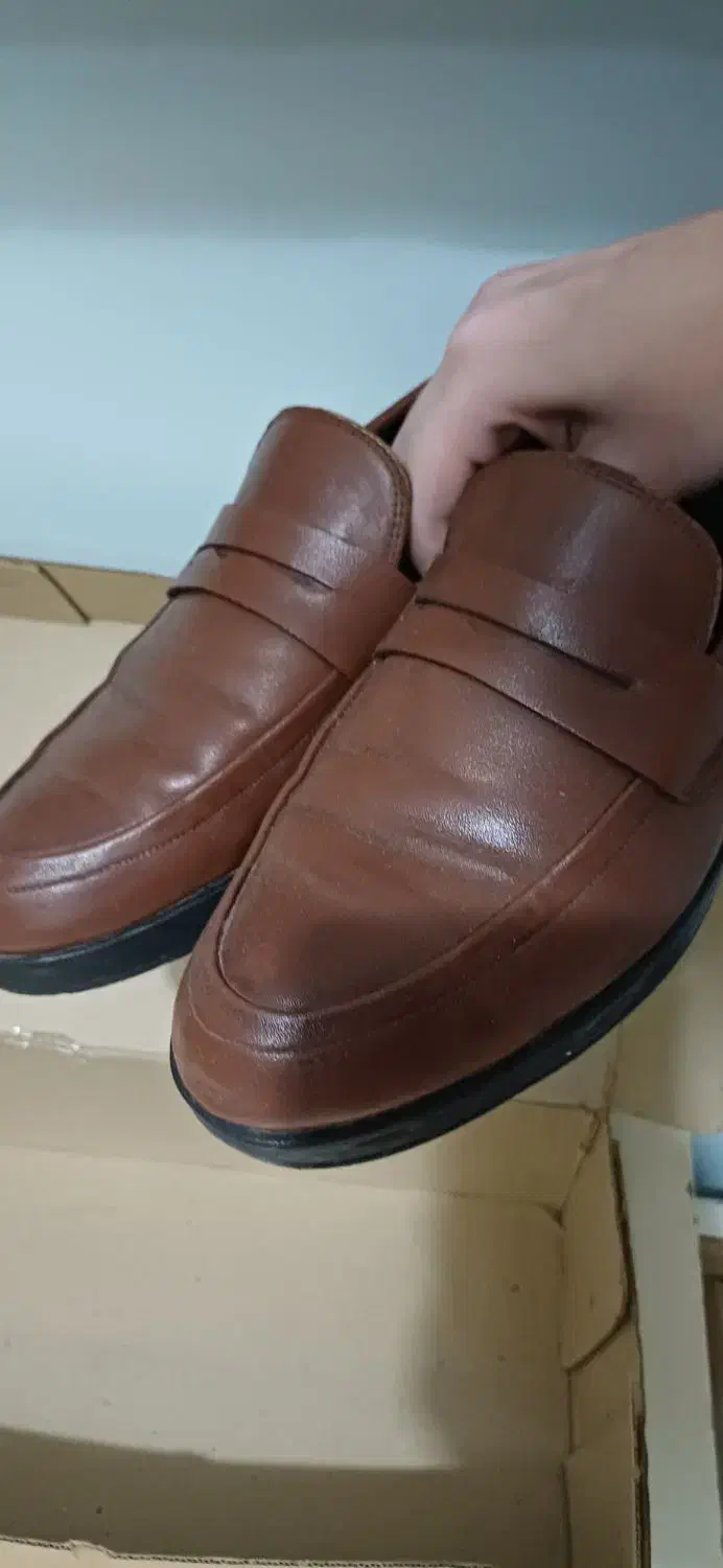 کفش چرم کالج اصل|کیف، کفش، کمربند|رشت, رودبارتان|دیوار