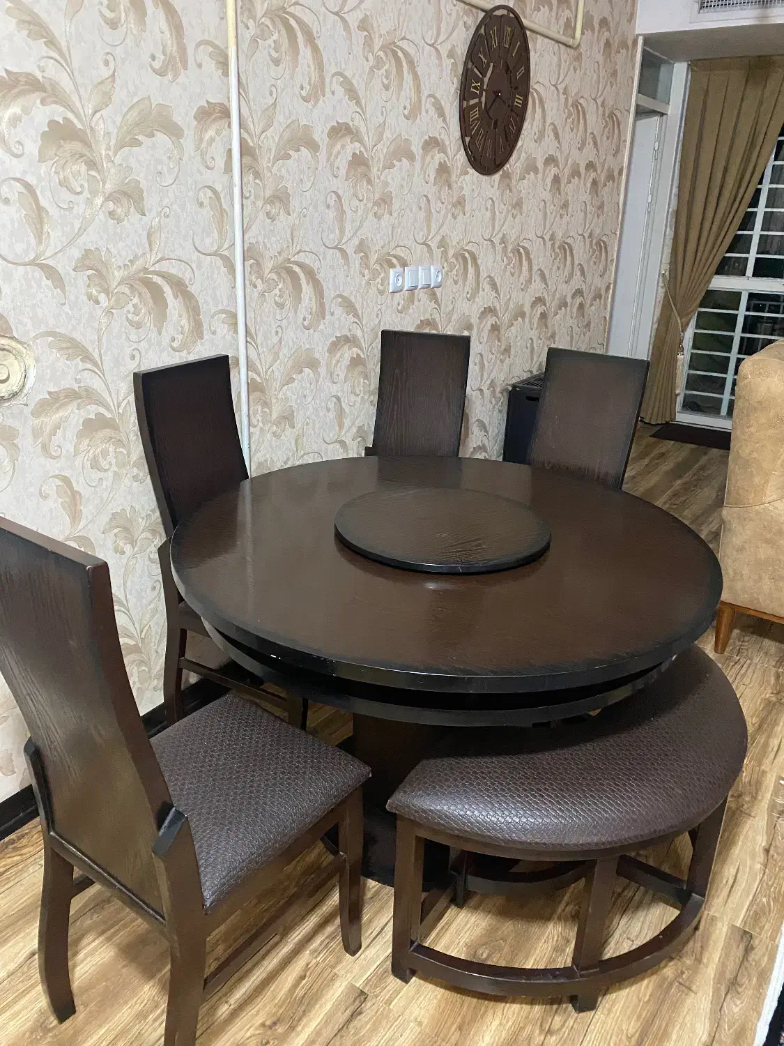 میز نهار خوری|میز و صندلی غذاخوری|تربتحیدریه, قائم|دیوار