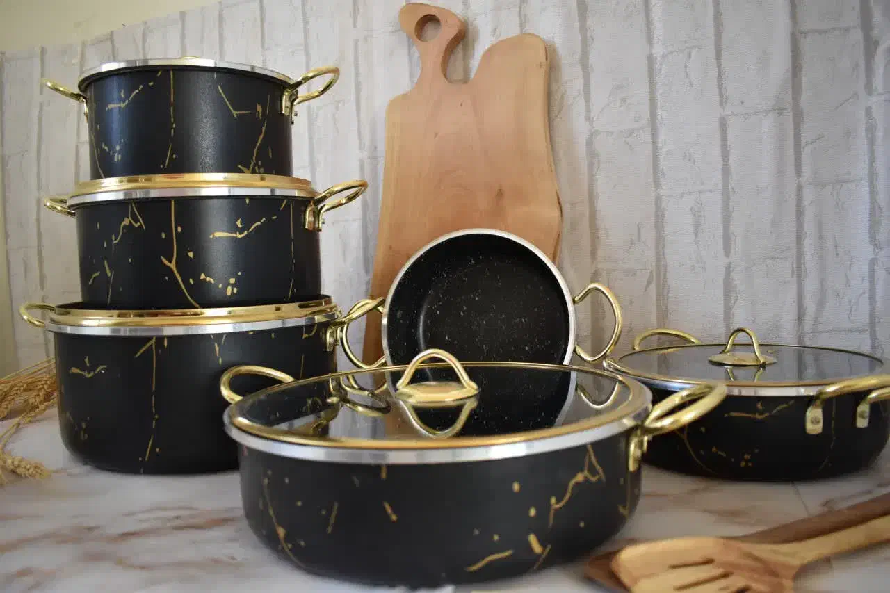 سرویس قابلمه گرانیت کیفیت بالا|ظروف پختوپز|بندرعباس, |دیوار