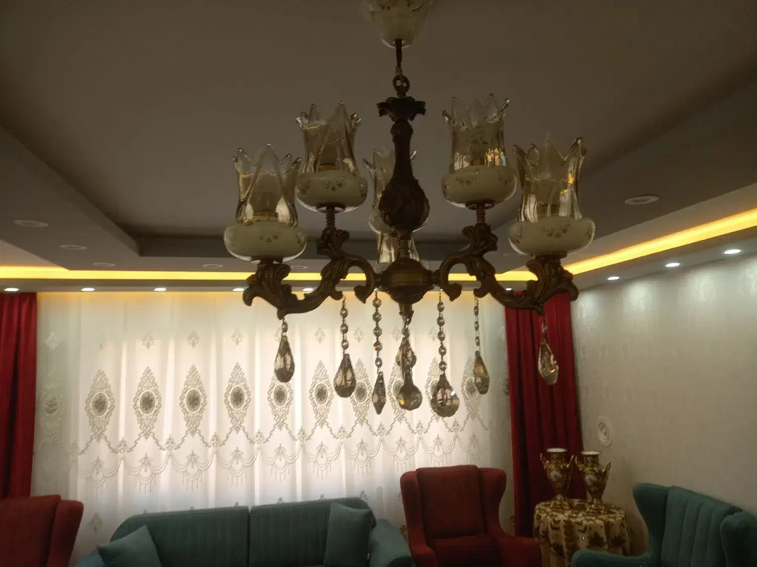 لوستربرنز چینی اصل|لوستر و چراغ آویز|تبریز, |دیوار