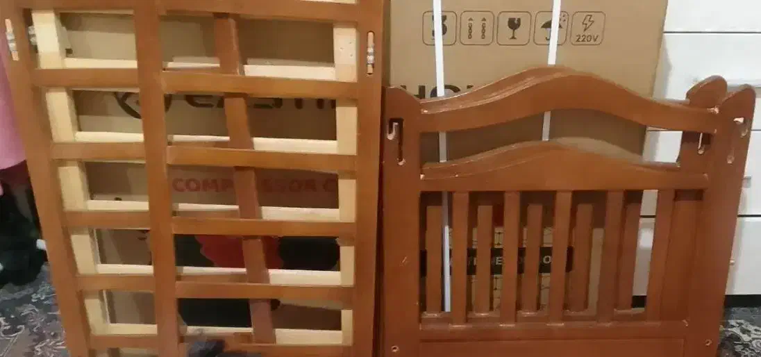 تخت گهواره ای کودک|تخت و سرویس خواب|شوش, |دیوار