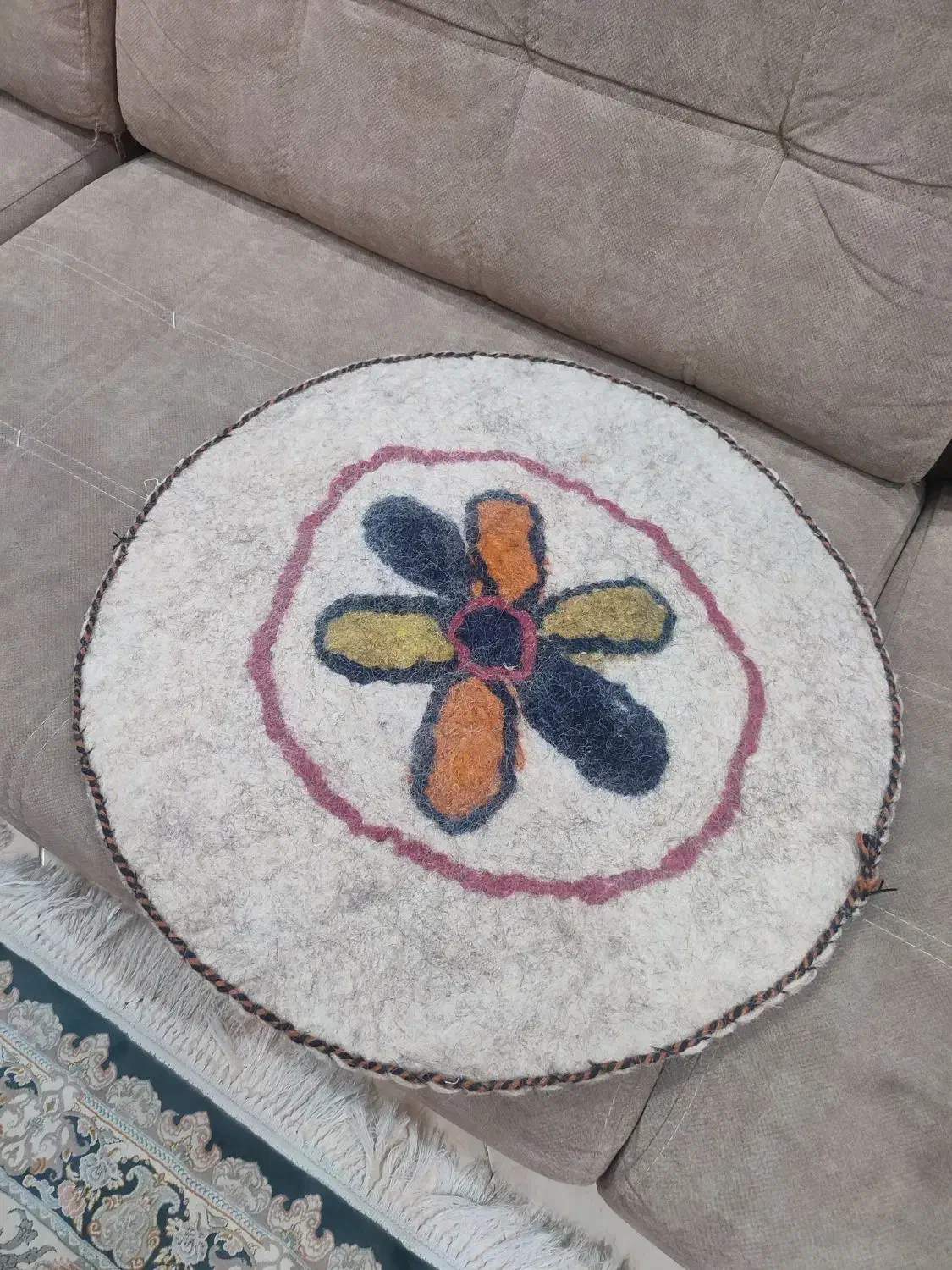 نمد نشیمن پشمی|گلیم، جاجیم، گبه|تهران, خانی آباد نو جنوبی|دیوار