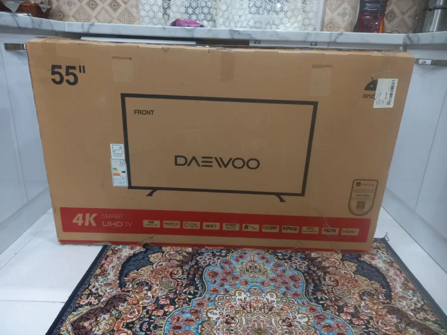 کارتنTVتلویزیون55LEDاینچ دوو|تلویزیون و پروژکتور|صباشهر, |دیوار