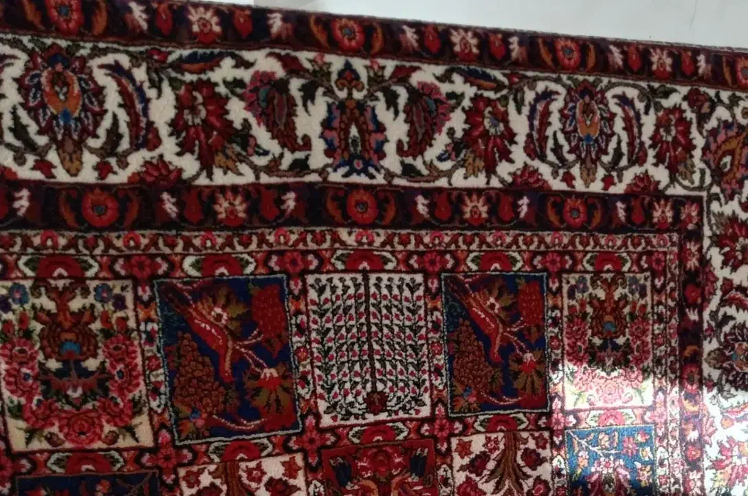 قالی دست باف یک ونیم دونیم خشتی|فرش|شهرکرد, |دیوار