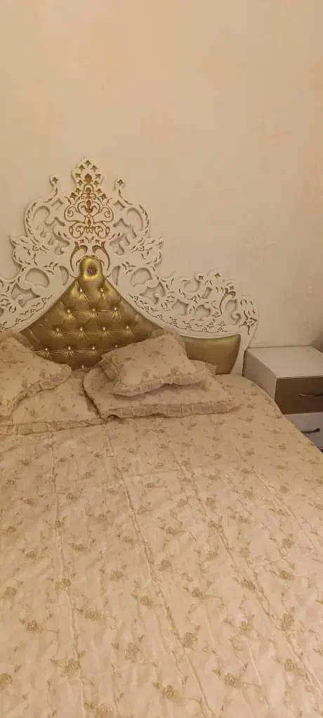 ست تخت وکمد و پاتختی در حد نو بدون تشک|تخت و سرویس خواب|کرمانشاه, |دیوار