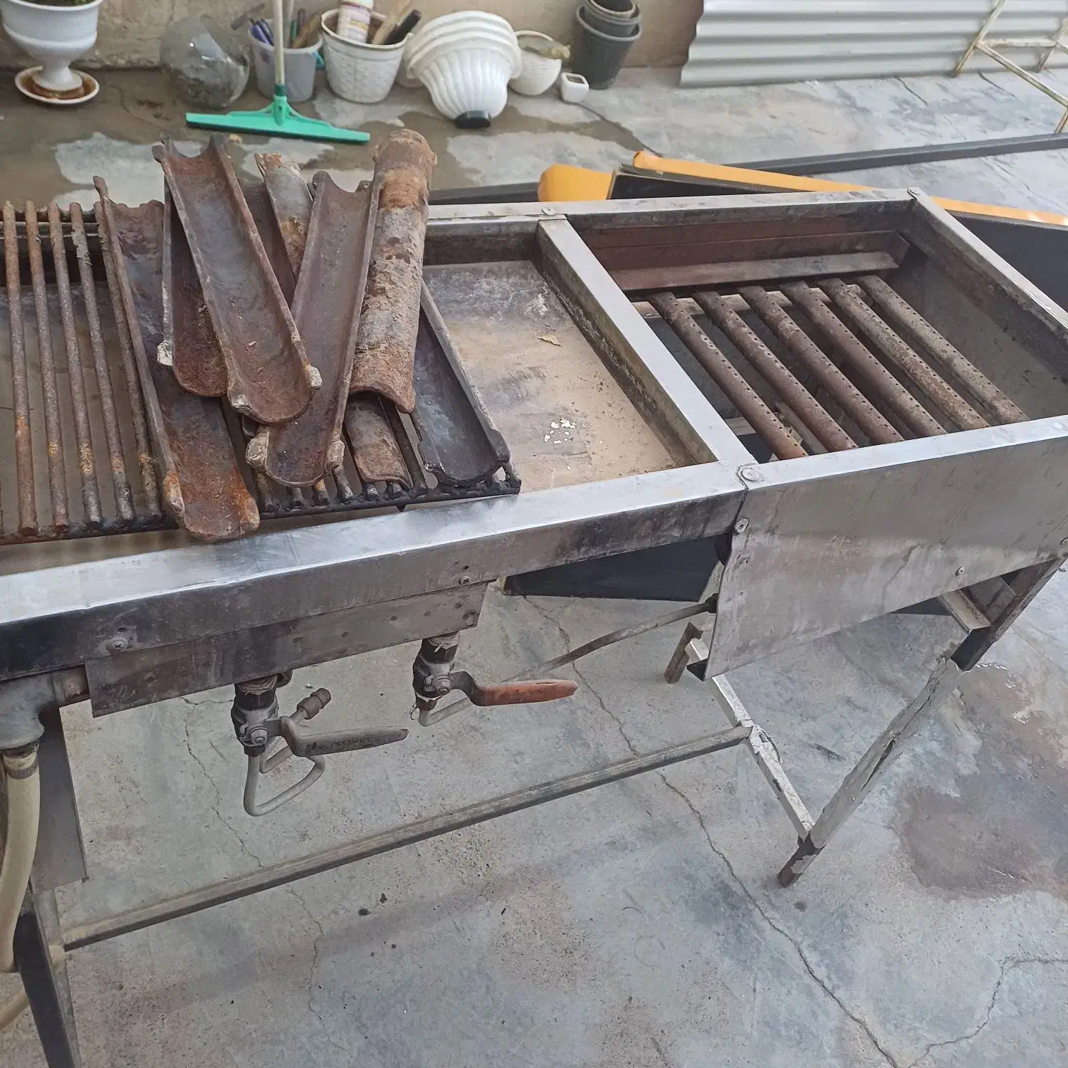 گریل ومنقل گازی|اجاق گاز و لوازم برقی پختوپز|مسجد سلیمان, |دیوار