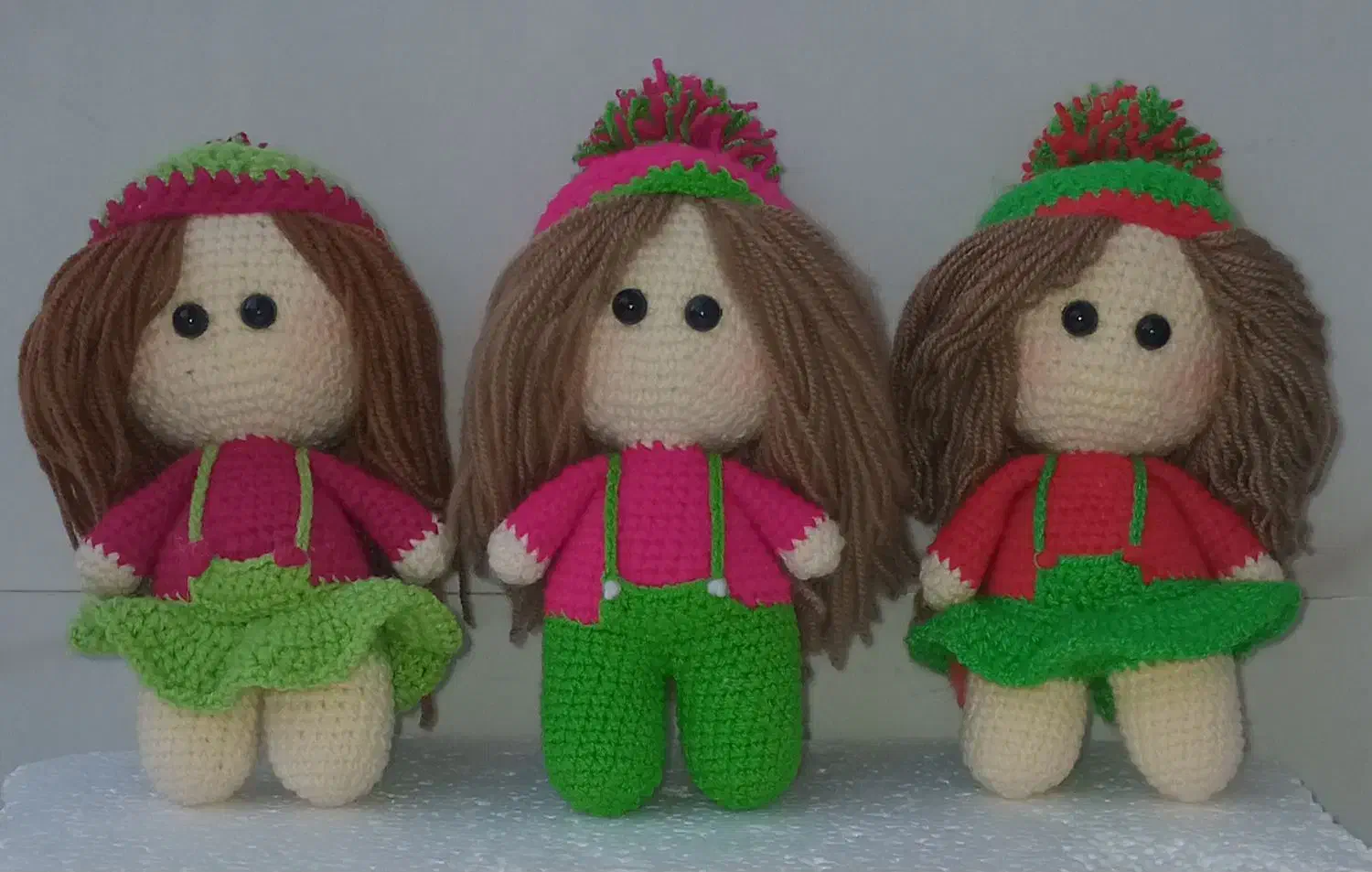 عروسک های دختر یلدایی|صنایع دستی و سایر لوازم تزئینی|لار, |دیوار