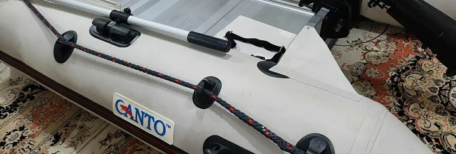 قایق بادی جیمینی ۴نفره با کفی آلمینیوم|قایق و سایر وسایل نقلیه|لنگرود, |دیوار