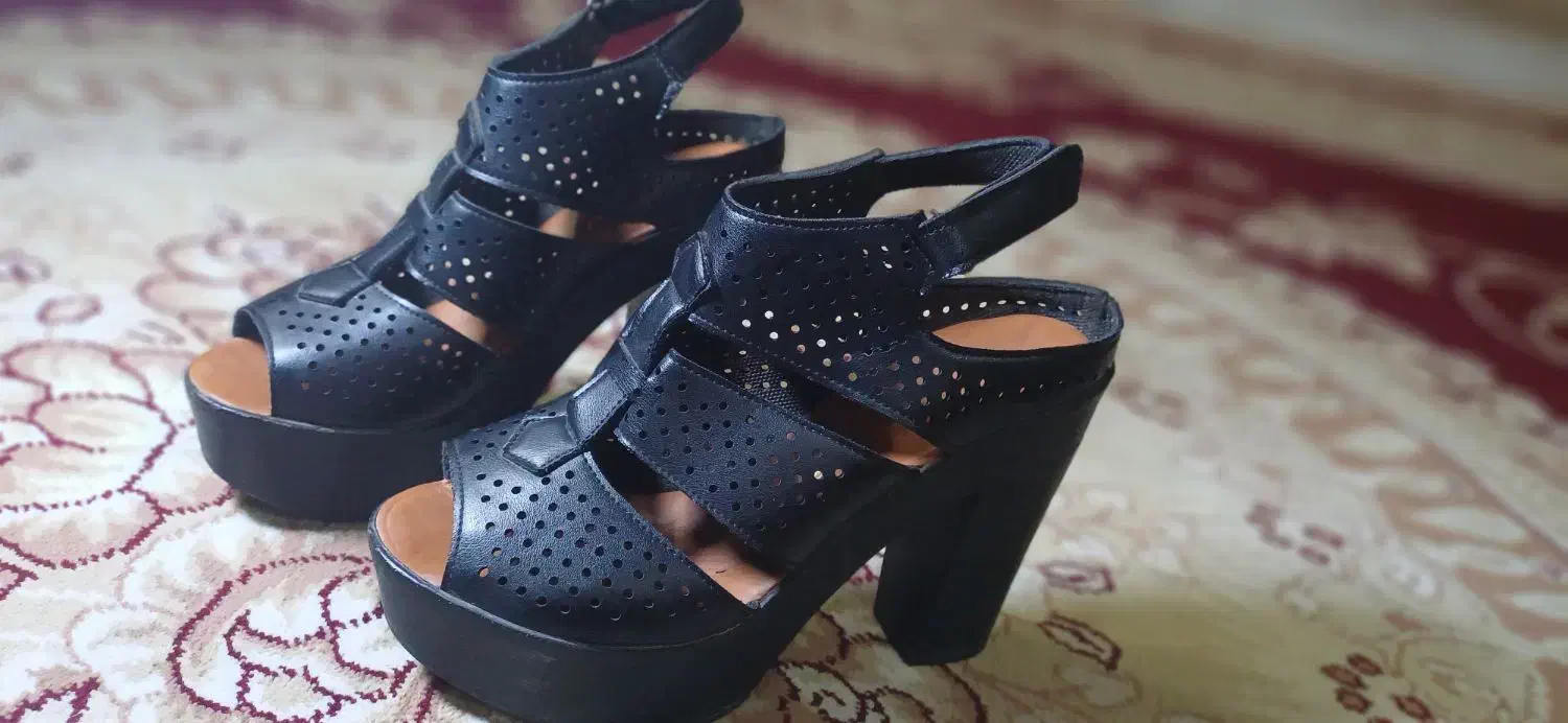 کفش پاشنه دار سایز ۳۷|کیف، کفش، کمربند|گنبد کاووس, |دیوار