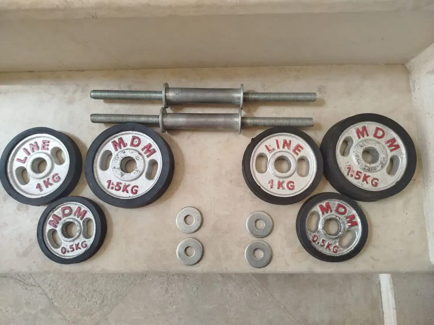 دمبل متغیر ۶کیلویی مارک|تجهیزات ورزشی|گلبهار, شهر جدید گلبهار|دیوار