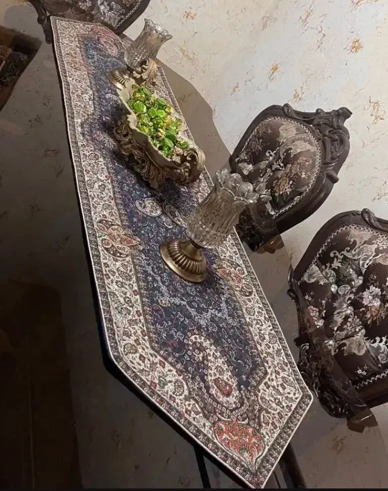 رومیزی ترمه|پرده، رانر، رومیزی|اهواز, کوی رمضان|دیوار