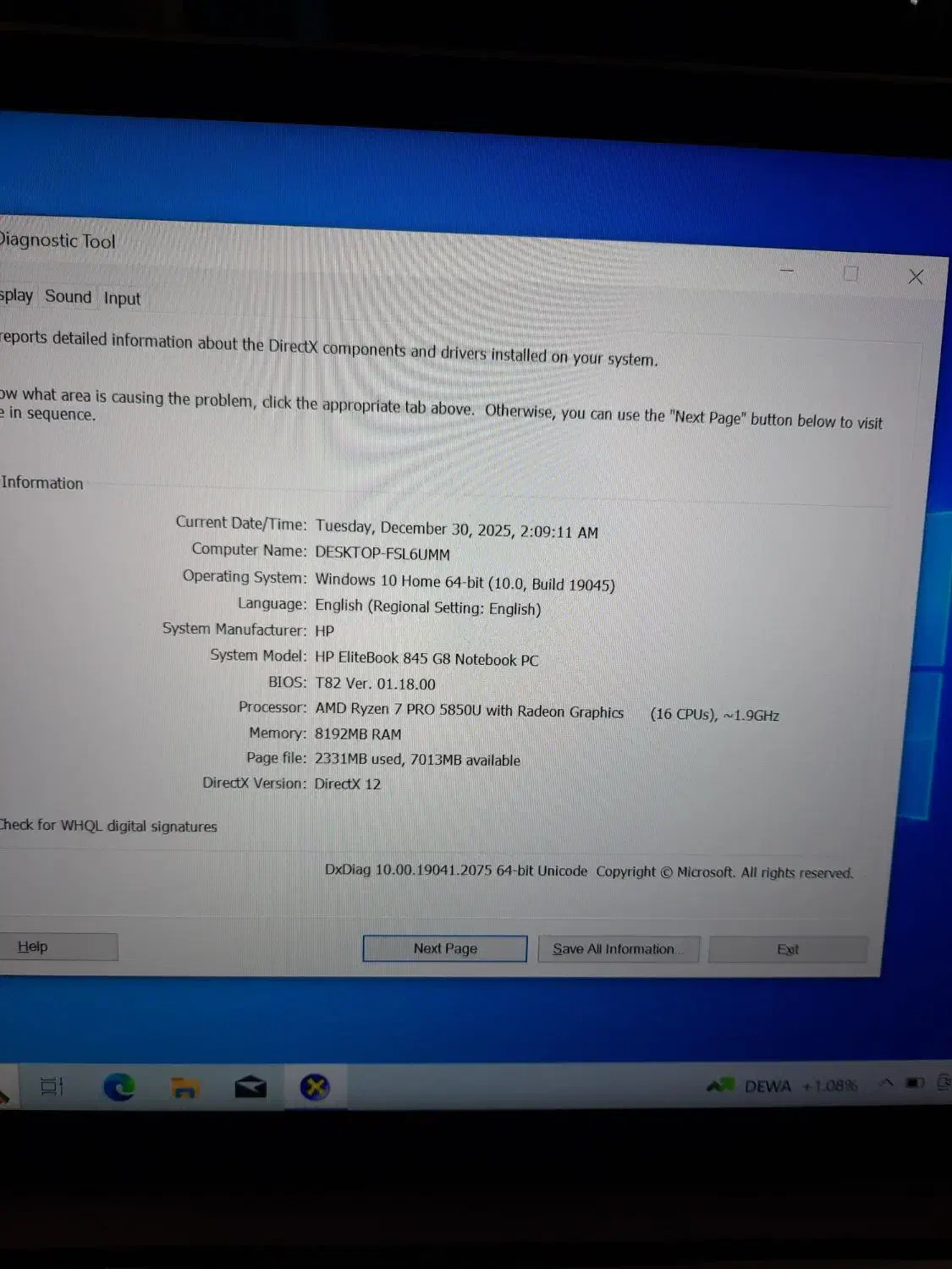 لپتاپ HP EliteBook 845 G8 Ryzen 7|رایانه همراه|مشهد, استاد یوسفی (شهرک غرب)|دیوار