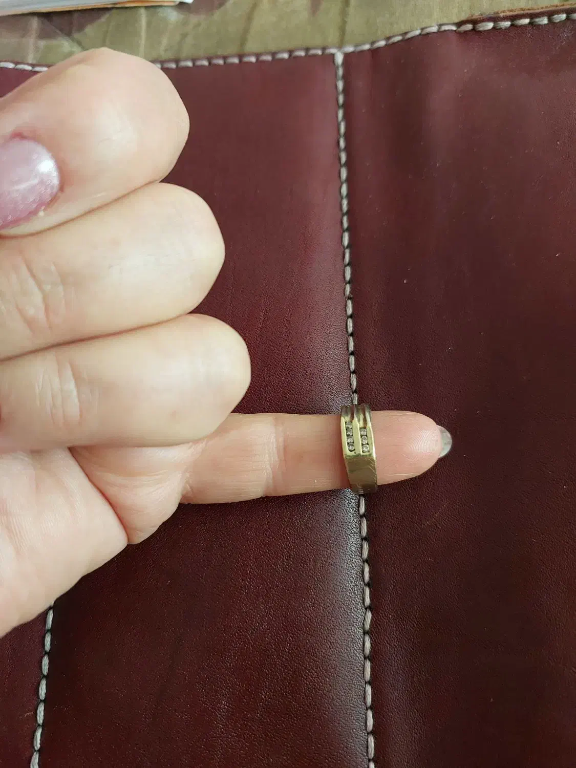 حلقه جواهر طلای سفید و زرد|جواهرات|قزوین, |دیوار