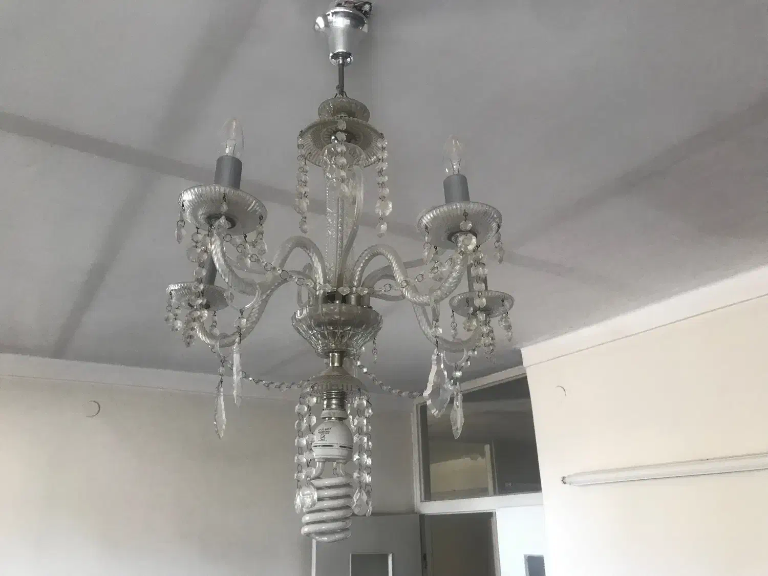 کریستال ( شیشه ای ) ۶ شعله سالم و شیک|حراج|اصفهان, هزارجریب|دیوار