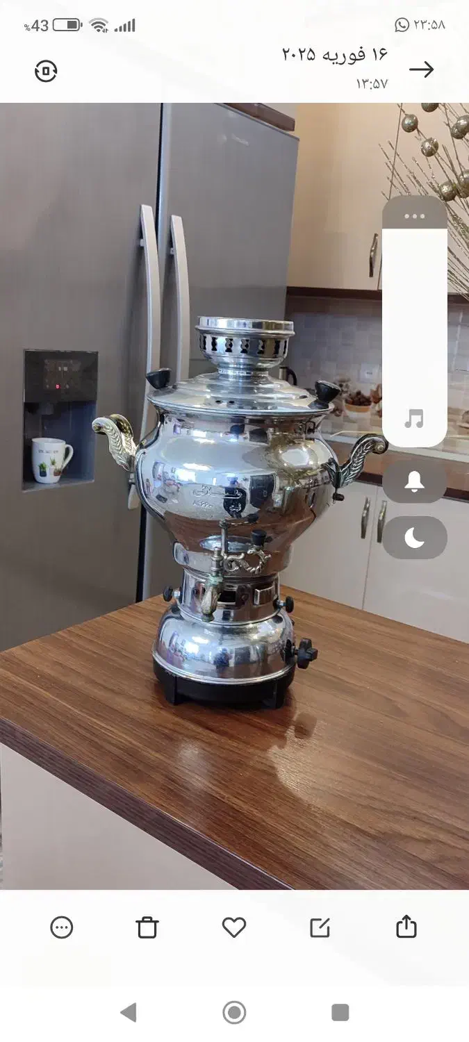 سماور در سالم بدون خط و خش|سماور، چای‌ساز، قهوه‌ساز|تهران, بوستان ولایت|دیوار