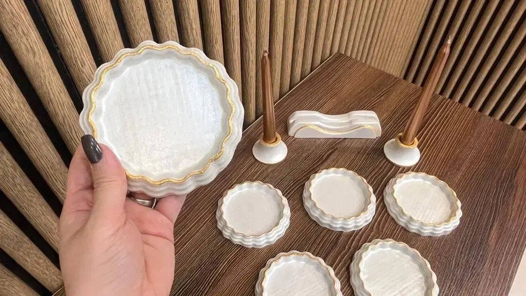 ست هفت سین سنگی|صنایع دستی و سایر لوازم تزئینی|قزوین, |دیوار