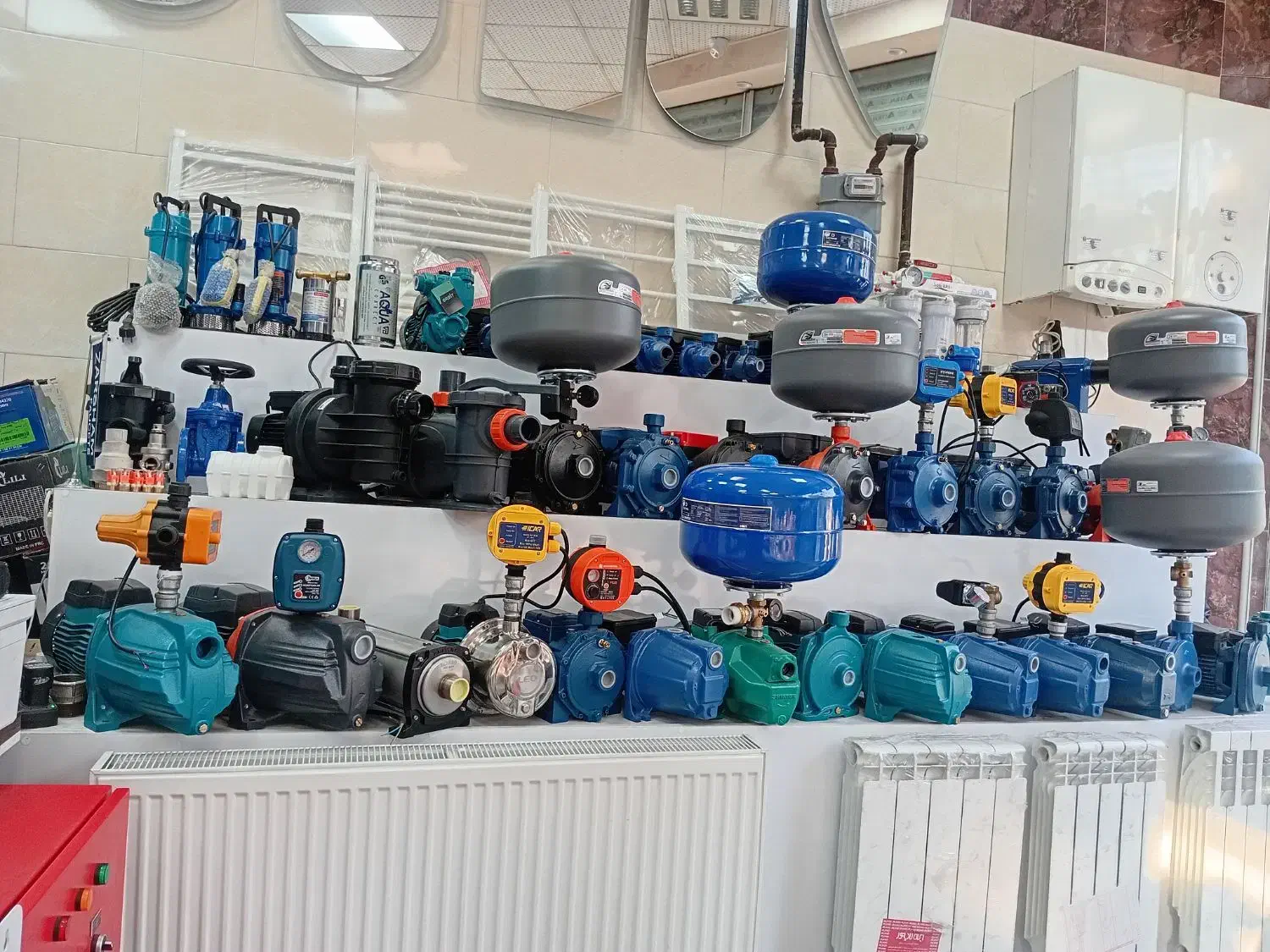 پمپ الکتروژن ۲ اسب ۲ پروانه استیل ۱۸ ماه گارانتی|فروشگاه و مغازه|تهران, ائمه اطهار|دیوار