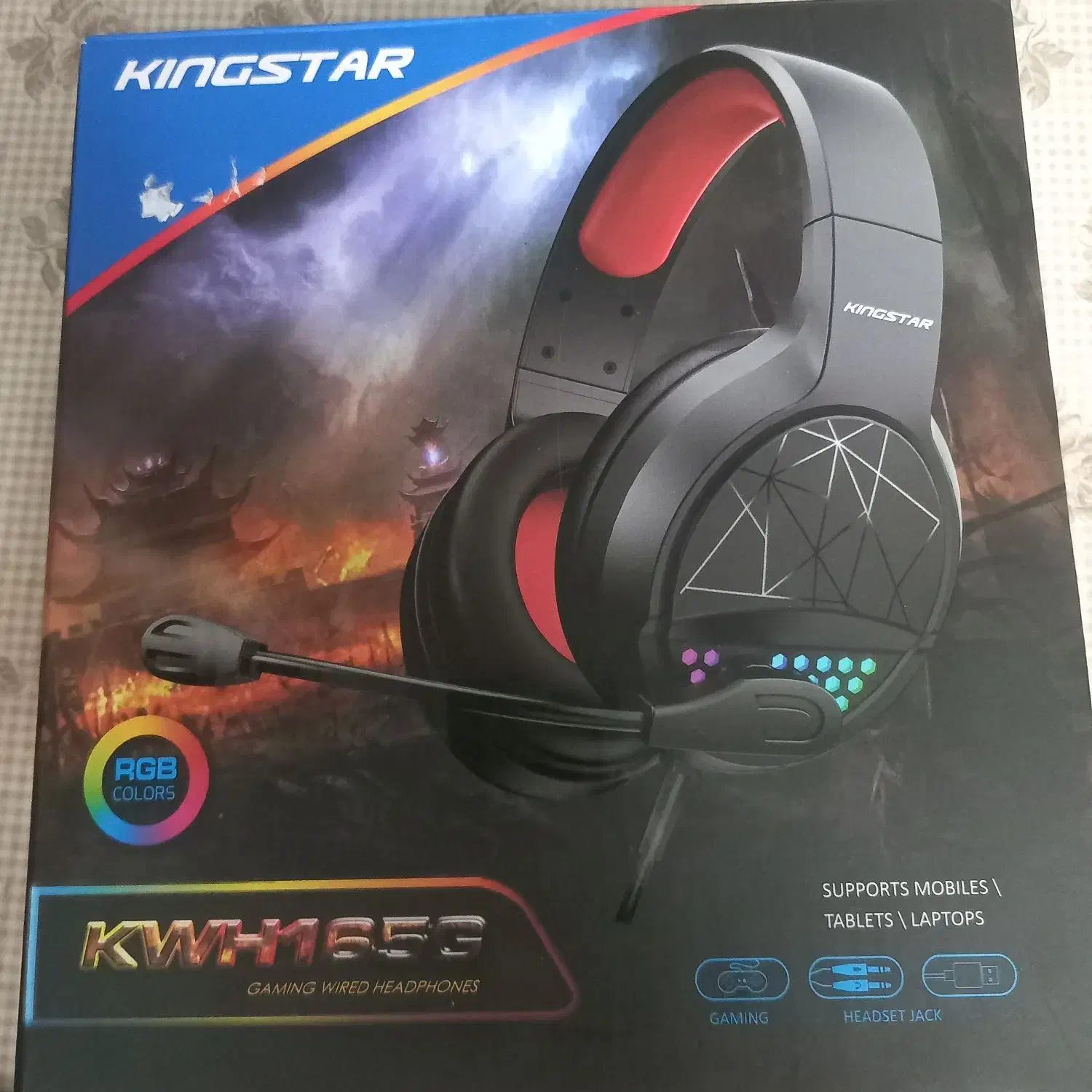 هدفون گیمینگ مدل kwh165g کینگ استار|قطعات و لوازم جانبی رایانه|کرمان, |دیوار