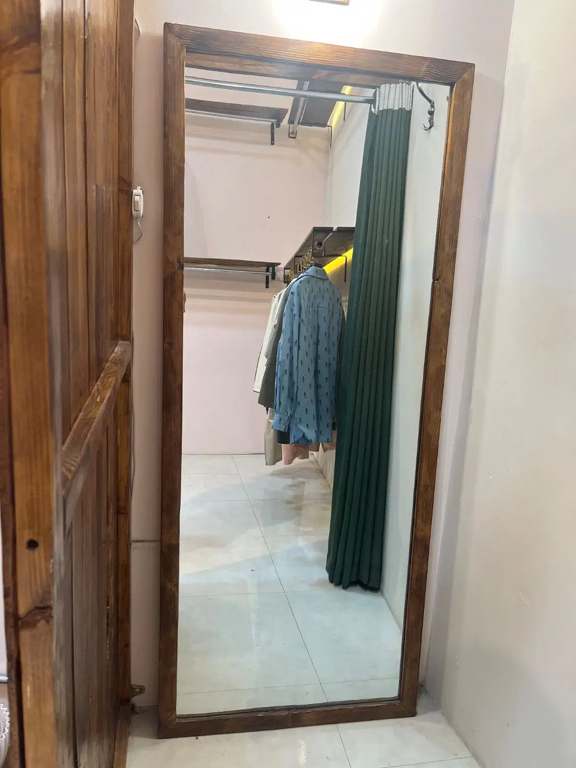 آینه چوبی قدی|آینه|ایلام, |دیوار