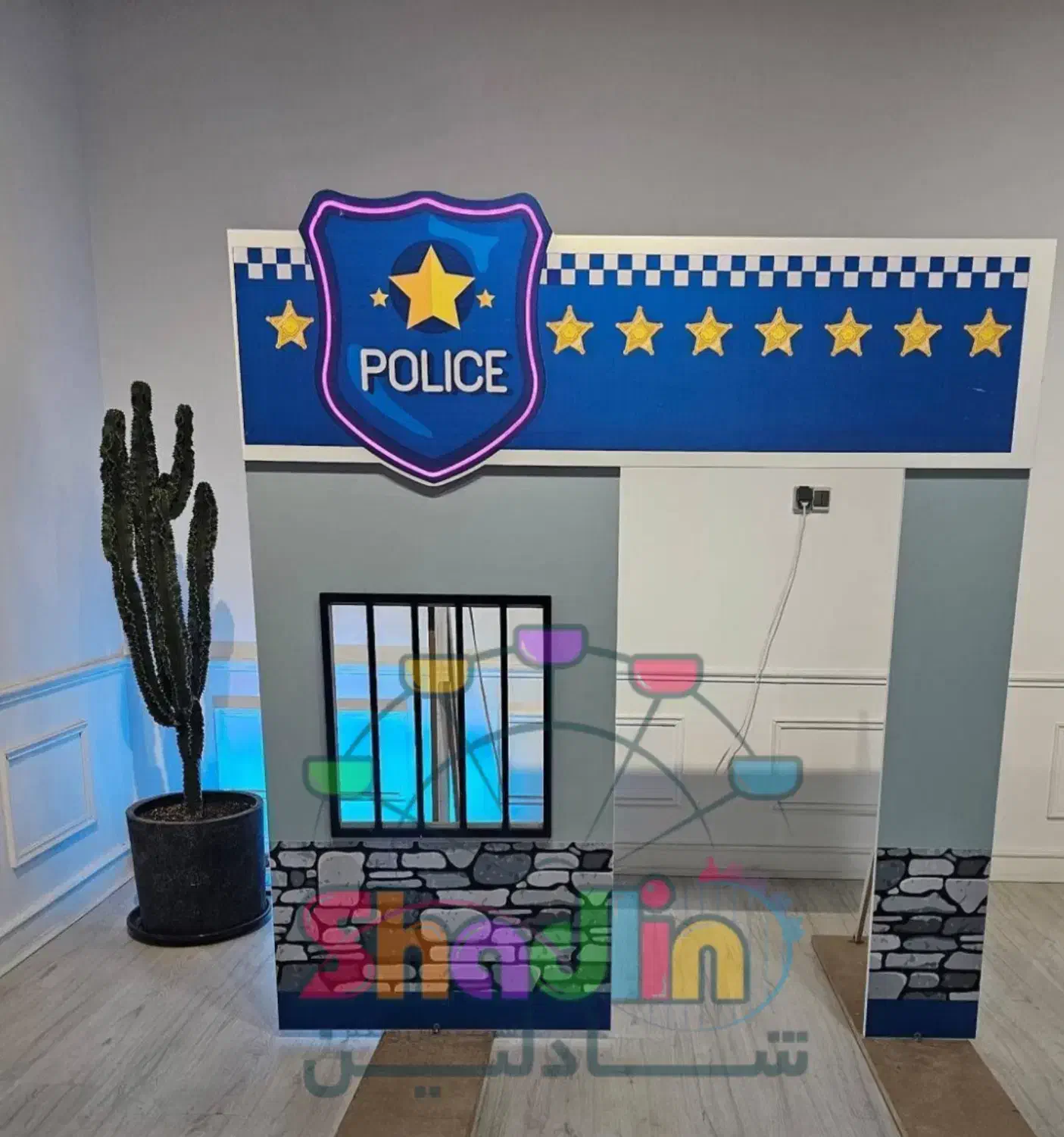 اتاقک شهر مشاغل مهدکودک،خانه کودک / شادلین|اسباب‌‌بازی|گنبد کاووس, |دیوار