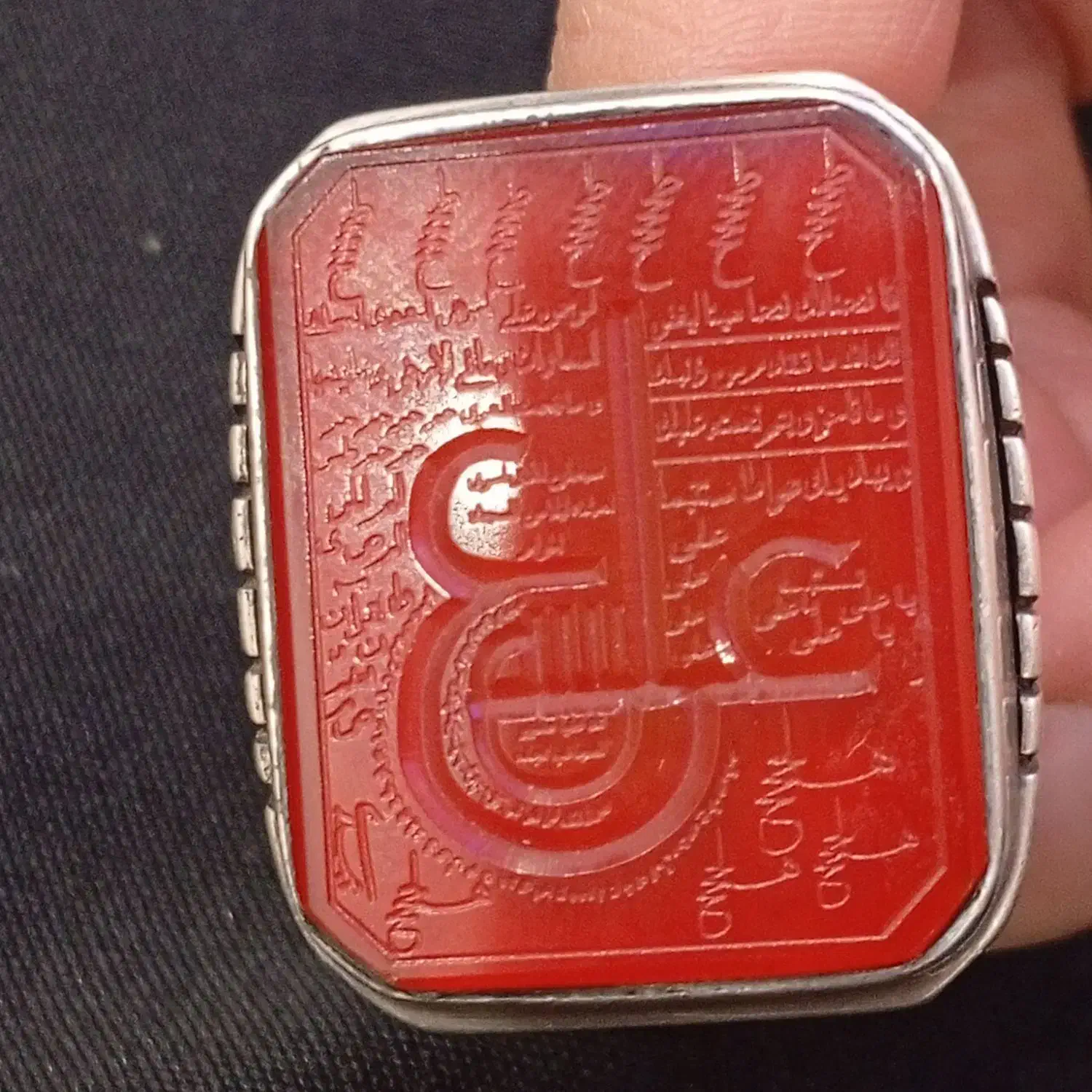 انگشتر عقیق یمن خطی|جواهرات|کرج, حصارک پایین|دیوار